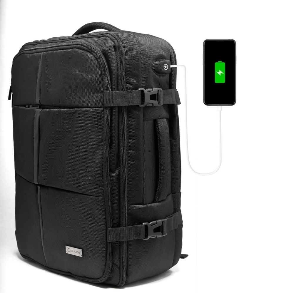 Water Resistant Travel Laptop Bag with Anti Theft Pockets